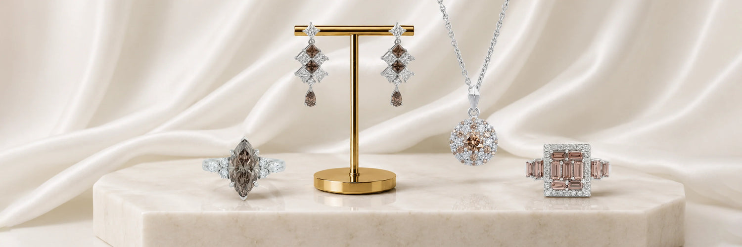 Chocolate Charm Category - Gold & Diamond Jewelry Collection | Ouros Jewels