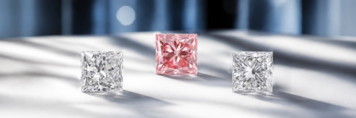 Princess Cut Lab Grown Diamond – Brilliant Square Loose Diamond for Engagement Rings | Ouros Jewels