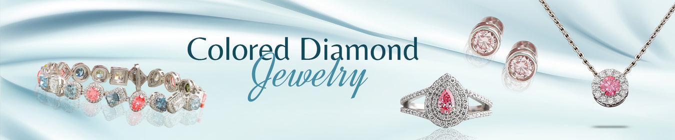 Colored diamond including rings, pendants, and bracelets for men and women