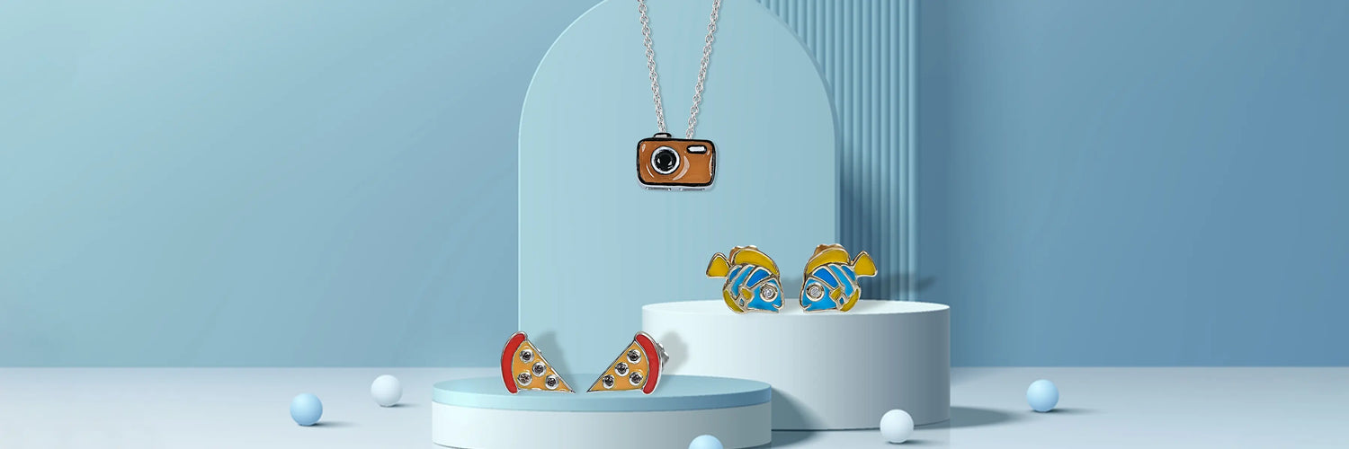 Image showing charming and safe Lab-Grown Diamond Kids Jewelry!