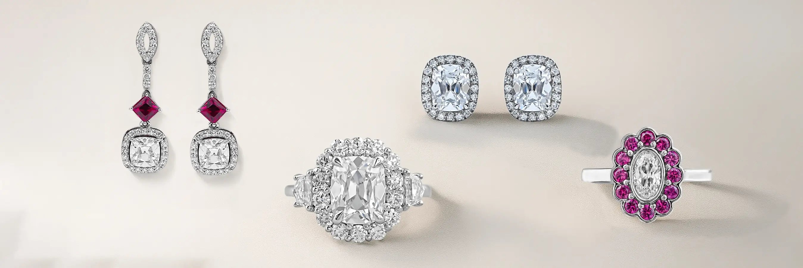 Antique Old Cut Diamond Jewelry