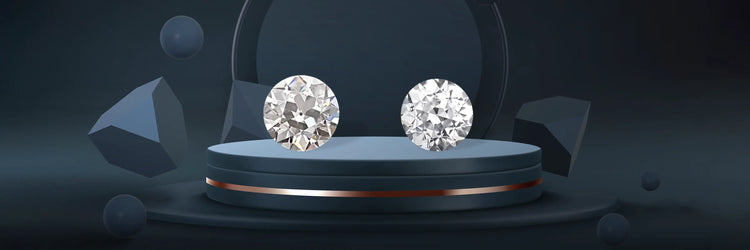 Image showing antique and vintage Old European Round Cut Lab-Grown Diamonds