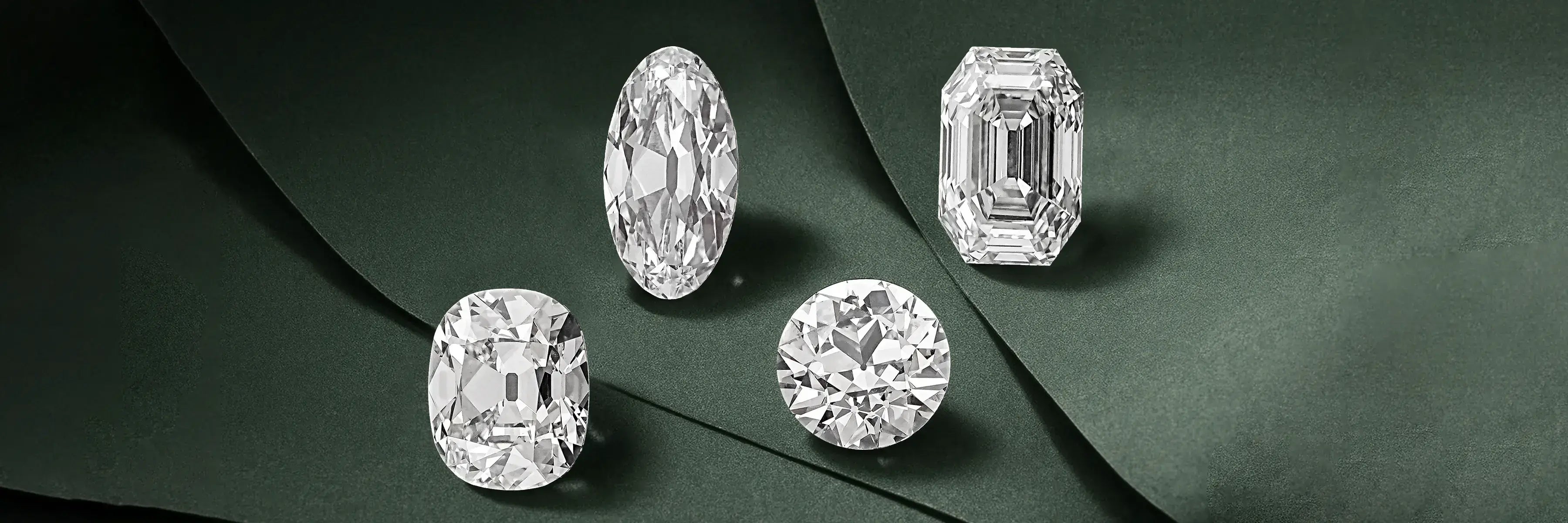 Old Mine Cut Lab Grown Diamonds 