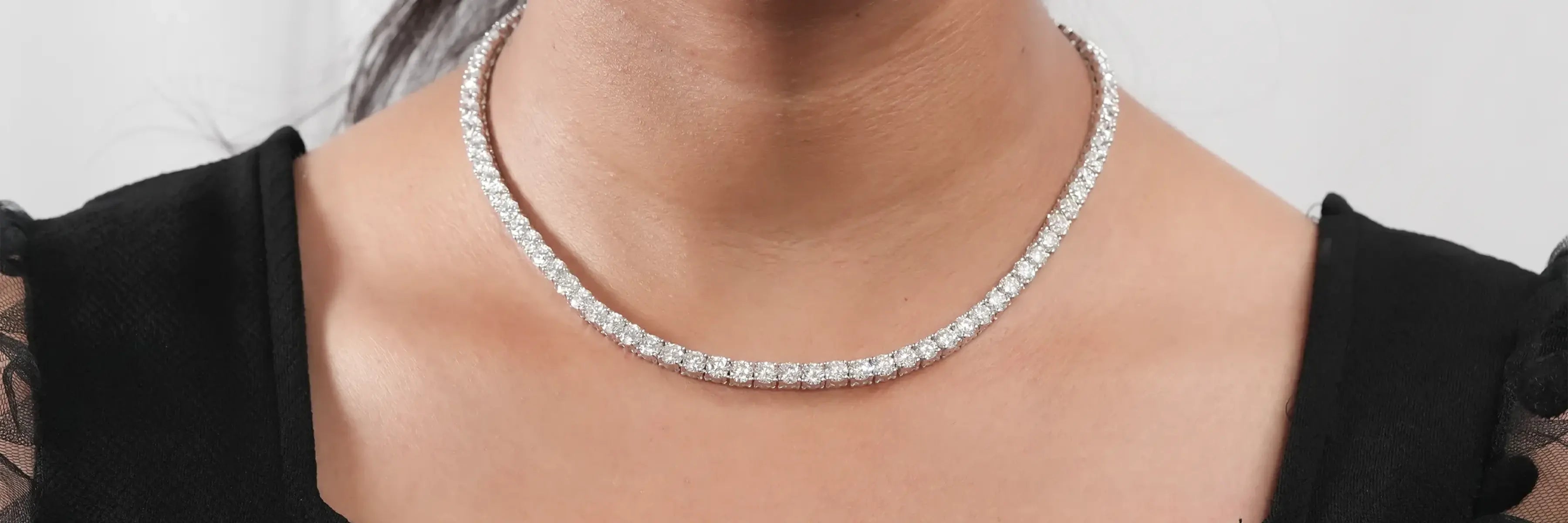 Tennis Diamond Necklaces | Luxury & Timeless 