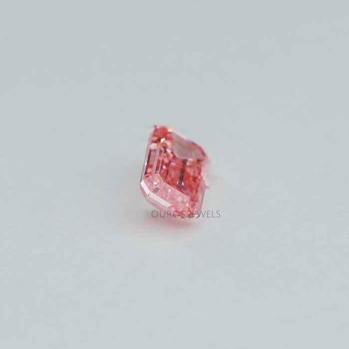 0.24 CT Each Pink Emerald Cut Diamond