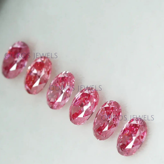 0.30 Carat Each Oval Cut Lab Grown  Diamond