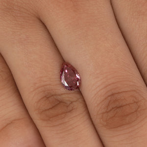 1.07 Carat Pink Pear Lab Grown Loose Diamond