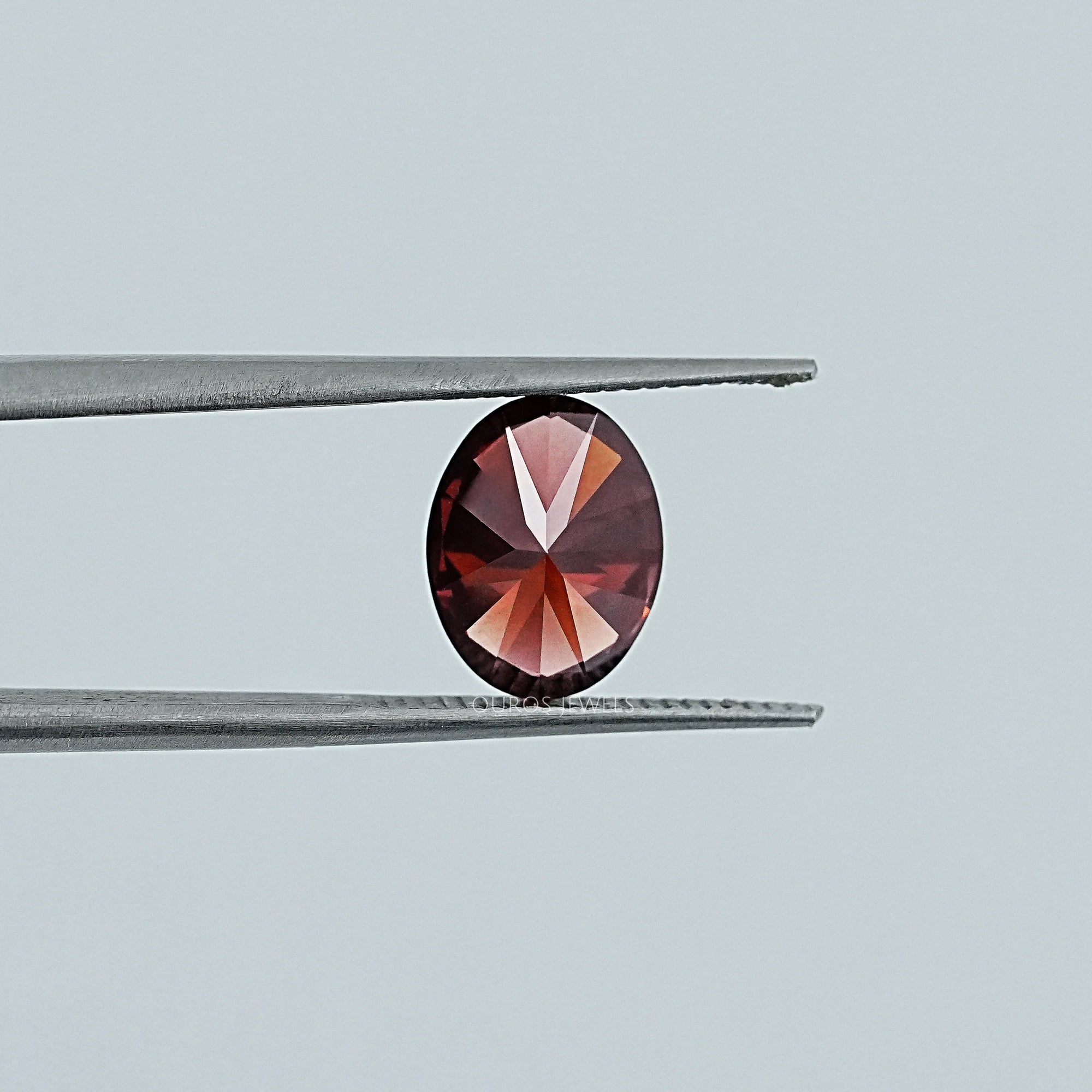 1.76 CT Oval Cut Lab Grown Dark Brown Diamond Loose