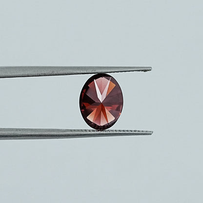 1.76 CT Oval Cut Lab Grown Dark Brown Diamond Loose