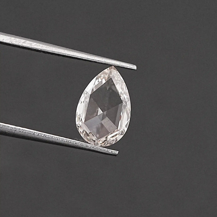 Pear Rose Cut Lab Made Diamond