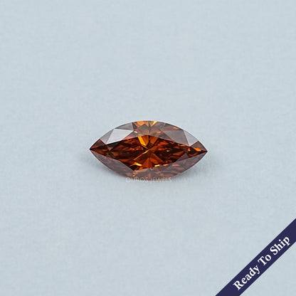 2.80 CT Marquise Cut Champagne Diamond Loose