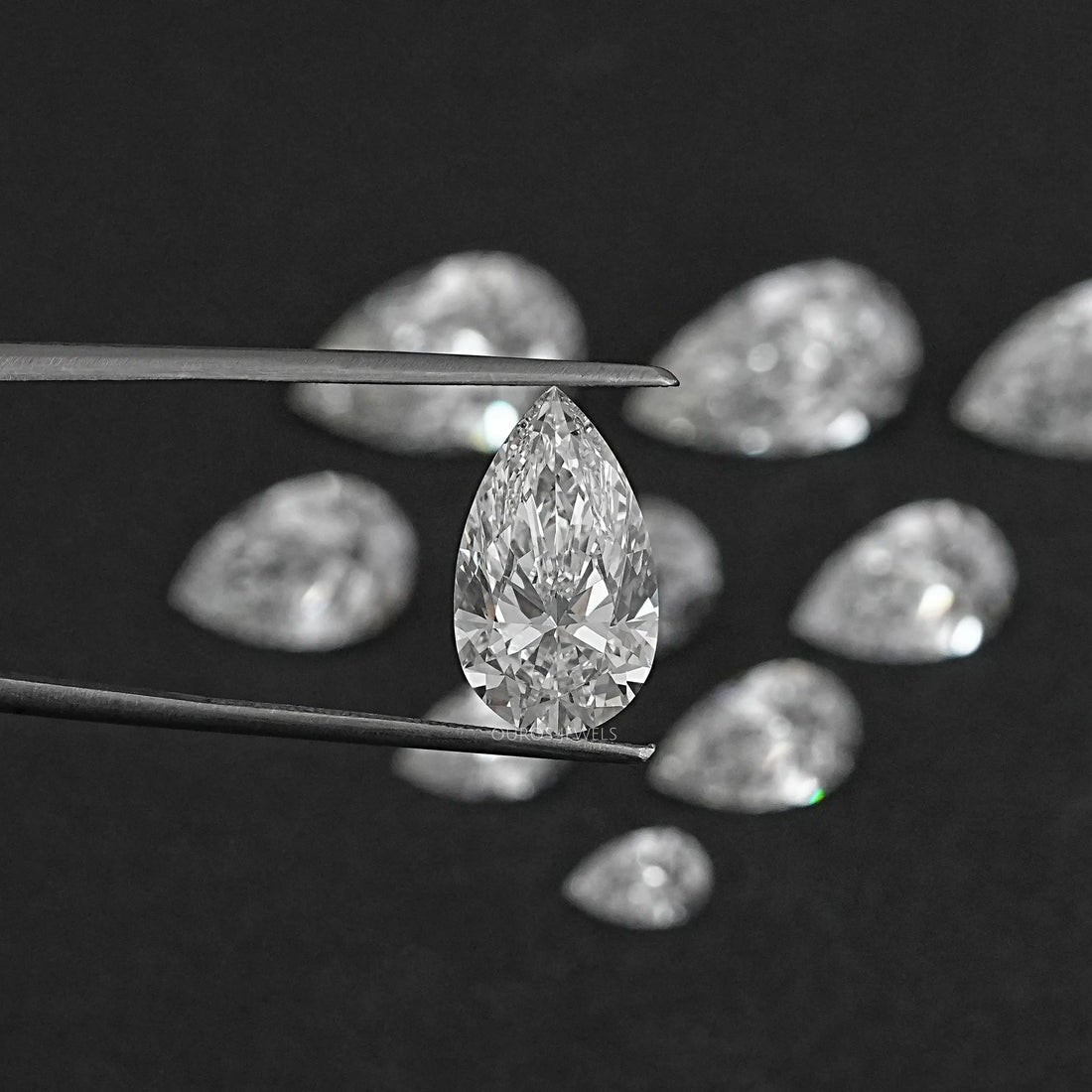 Certified Pear Cut Lab Grown Diamond Loose