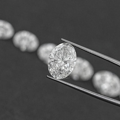 Oval Cut Lab Grown Certified Diamond Loose
