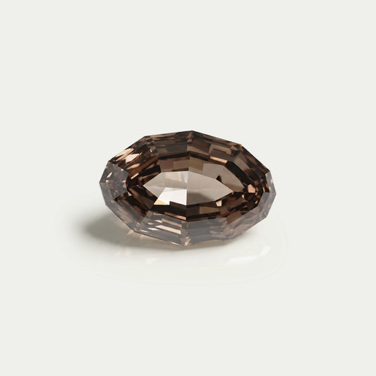 5.25 Carat Step Cut Oval Lab Created Diamond