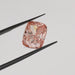 [Pink Cushion Cut Diamond in a Tweezer]-[Ouros Jewels]