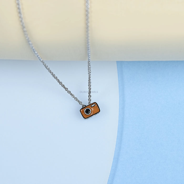 Retro Camera Pendant Necklace For Kids