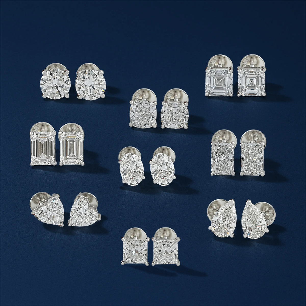 Customized Lab Grown Diamond Stud