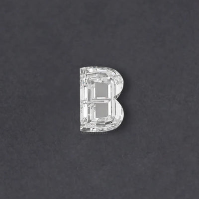 B Alphabet Letter Loose Lab Grown Diamond