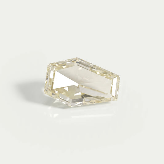 Yellow Calf's Head Portrait Cut Loose Diamond