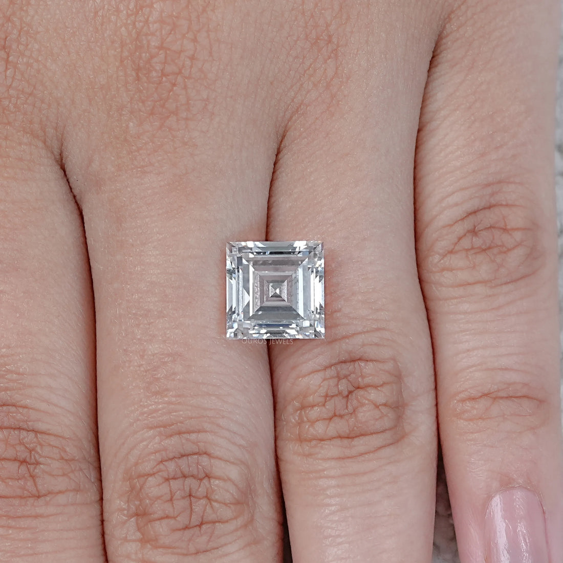 6.25 Carat Carre Cut Lab Grown Loose Diamond