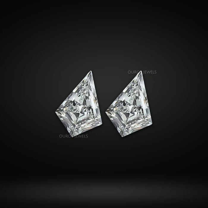 Custom Kite Shaped Lab Grown Diamonds