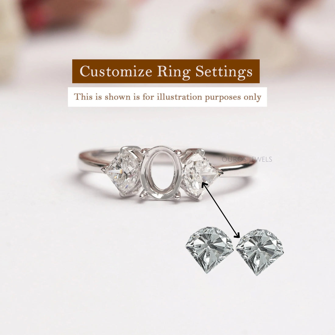 Unique Cone Cut Lab Diamond Matching Pair Loose