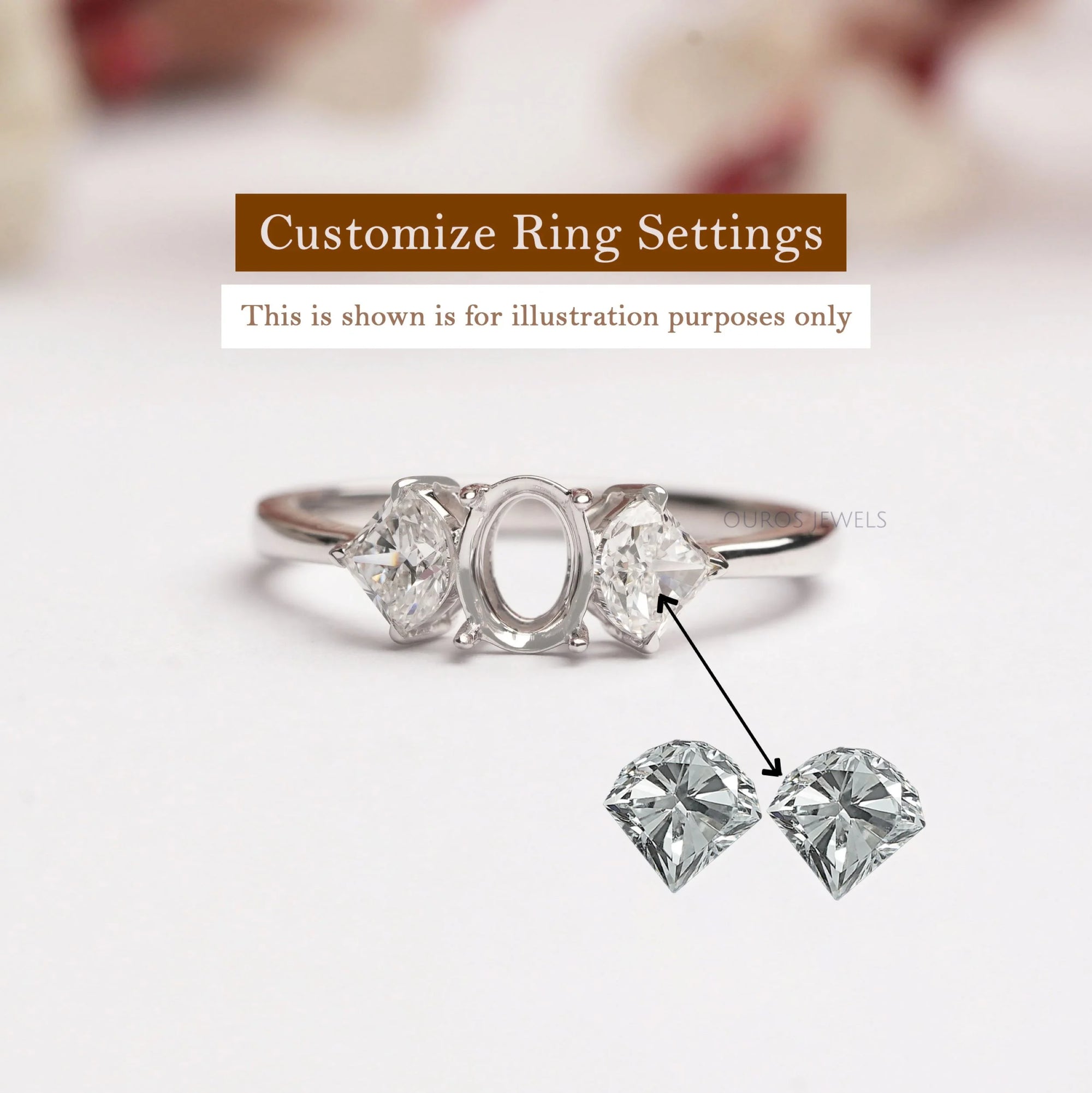 Unique Cone Cut Lab Diamond Matching Pair Loose