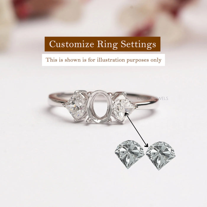 Customized Cone Cut Lab Created Diamonds