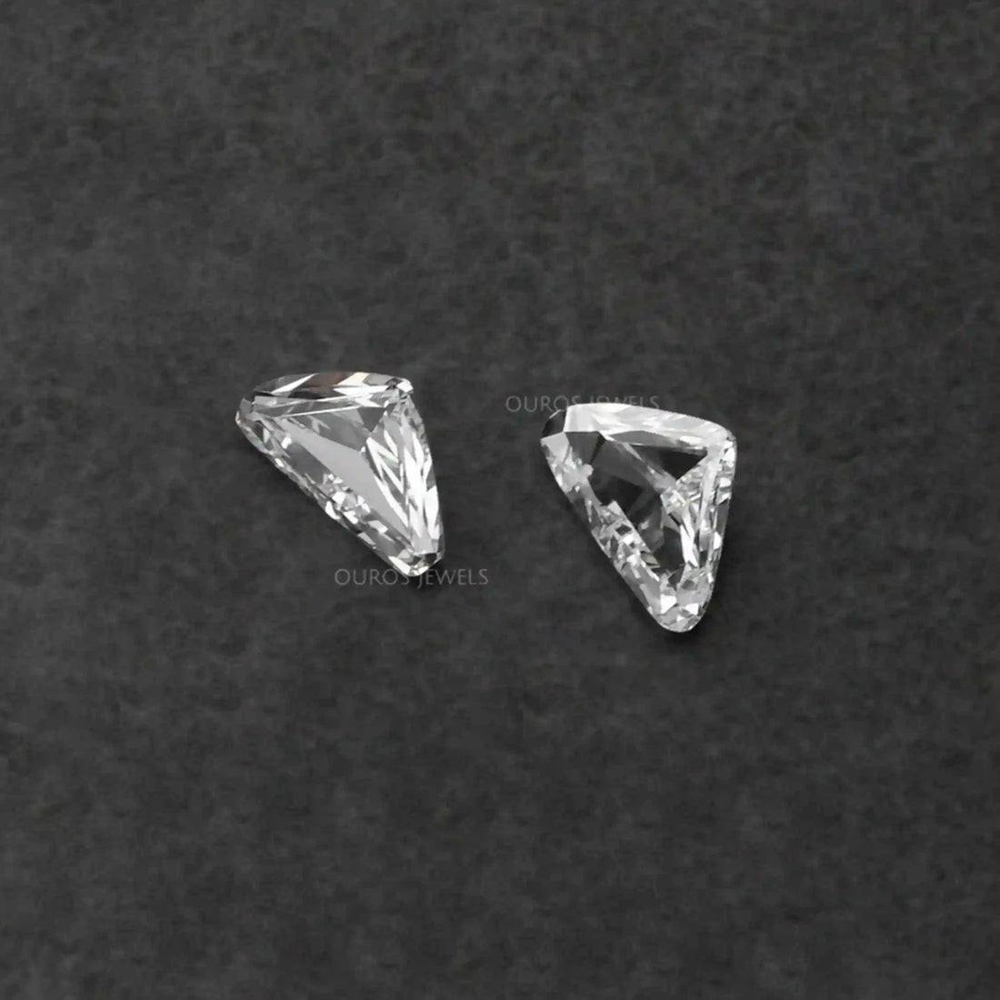 Modified Trillion Shape Lab Diamond Matching Pair Loose