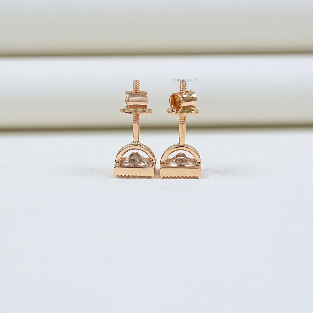 French Cut Lab Grown Diamond Earrings Earring