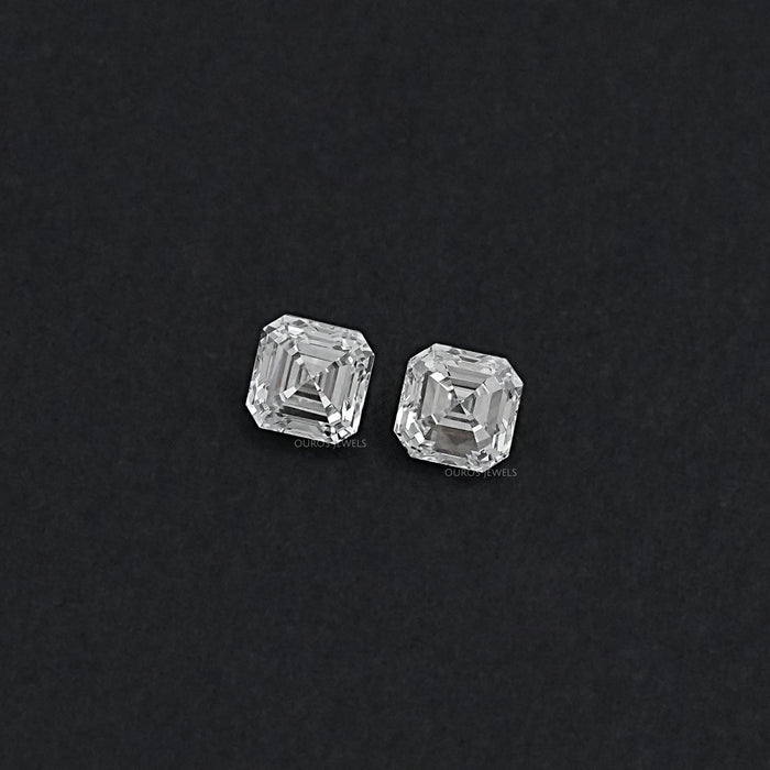 Asscher Cut Loose Lab Diamond Pair