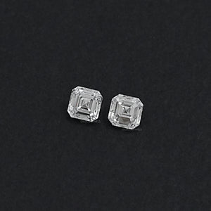 Asscher Cut Loose Lab Diamond Pair