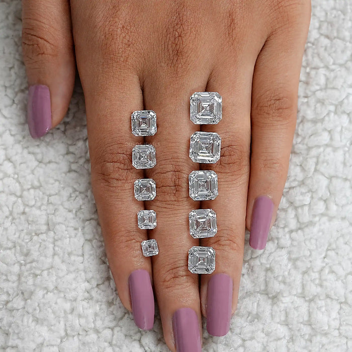 Asscher Lab Diamond GIA Certified Loose Diamond