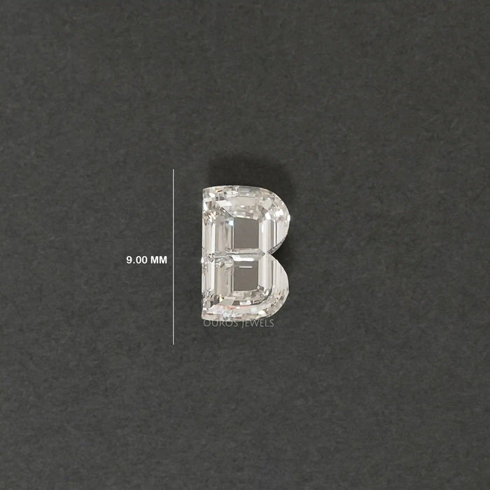 B Alphabet Letter Loose Lab Grown Diamond