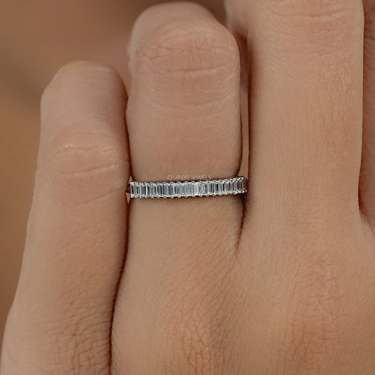 Baguette Cut Diamond Wedding Band Ring