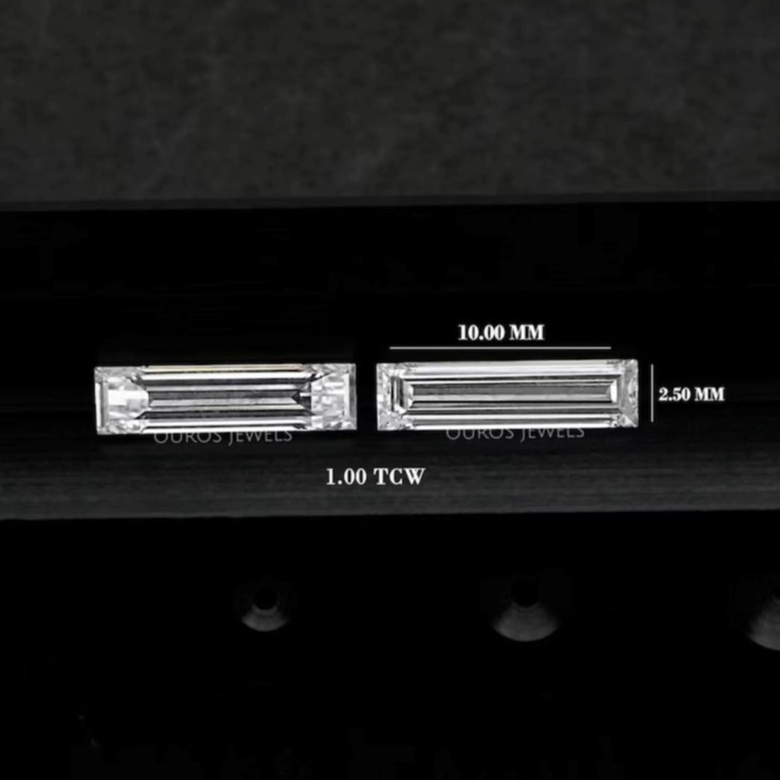 Baguette Cut Lab Grown Diamond Pair Loose