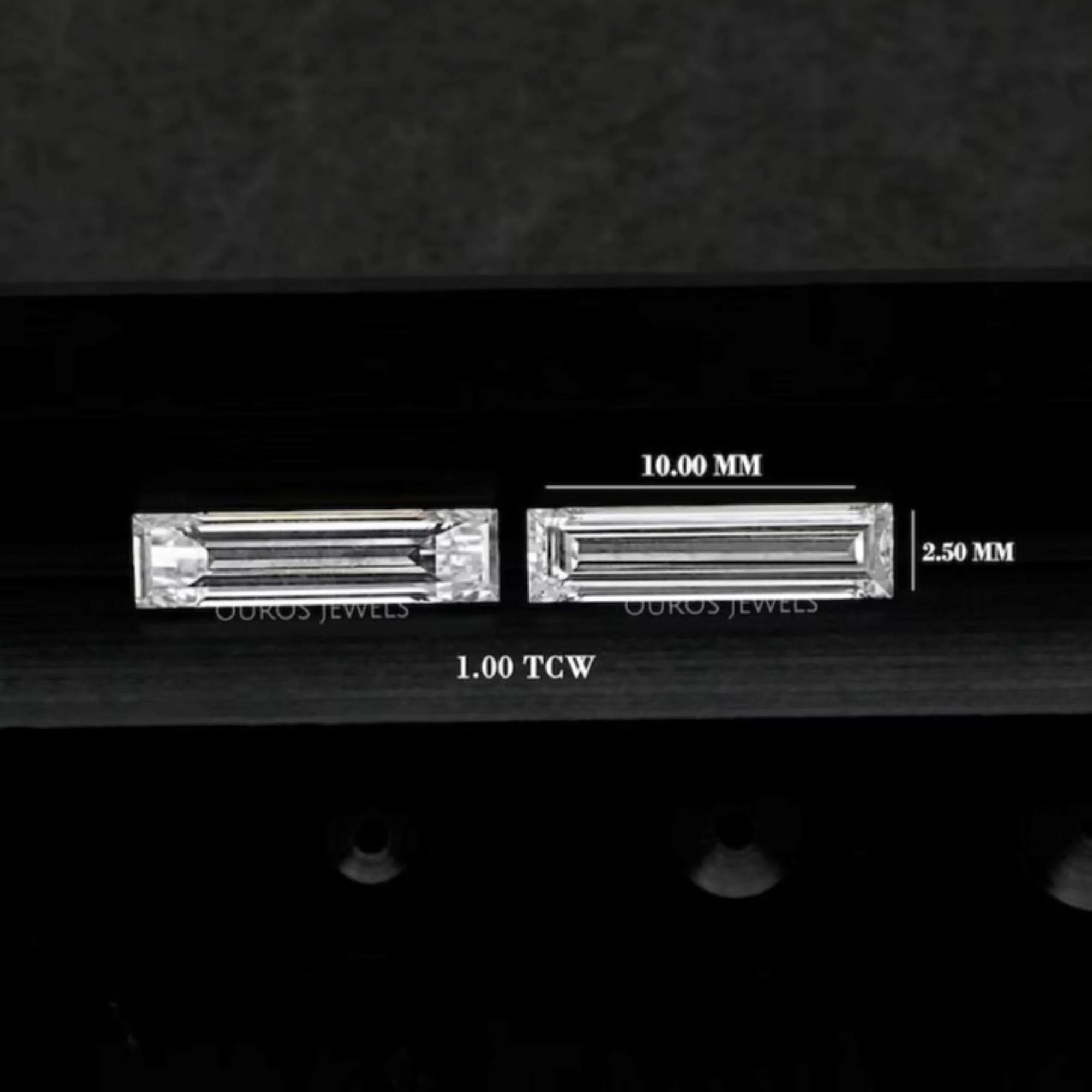 Baguette Cut Lab Grown Diamond Pair Loose