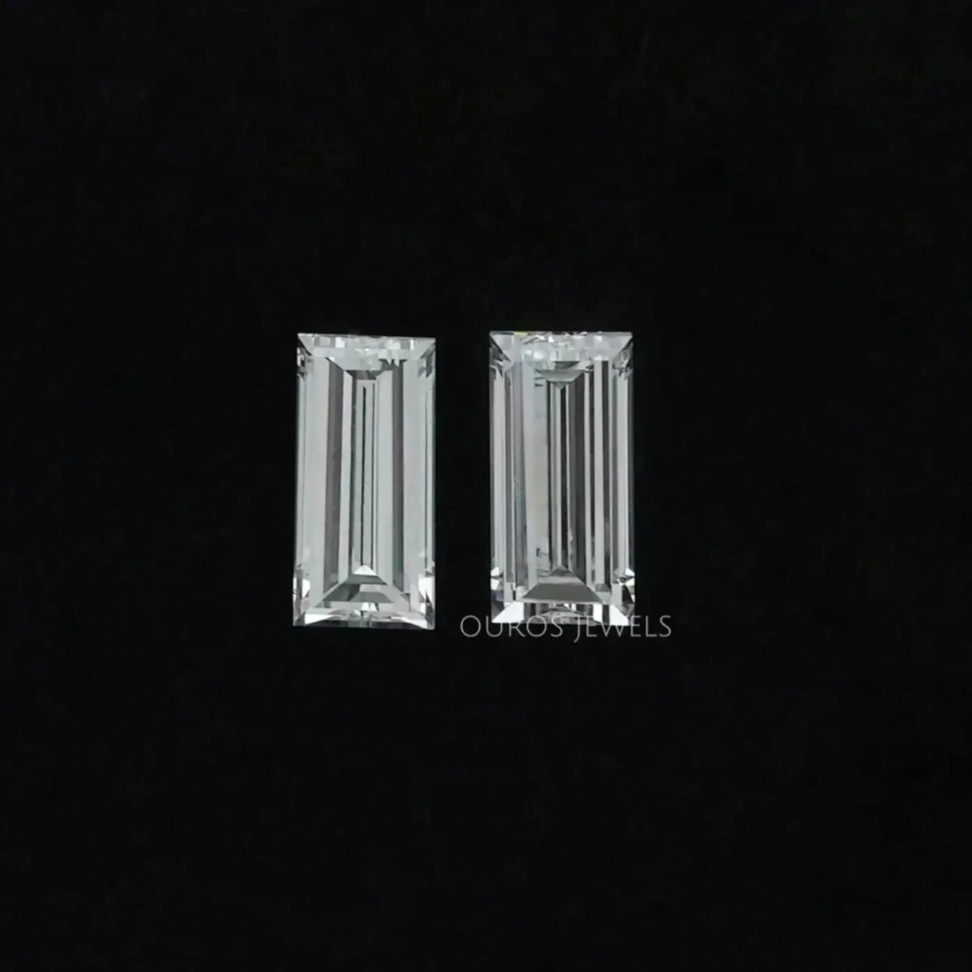 Baguette Cut Lab Grown Diamond Pair Loose