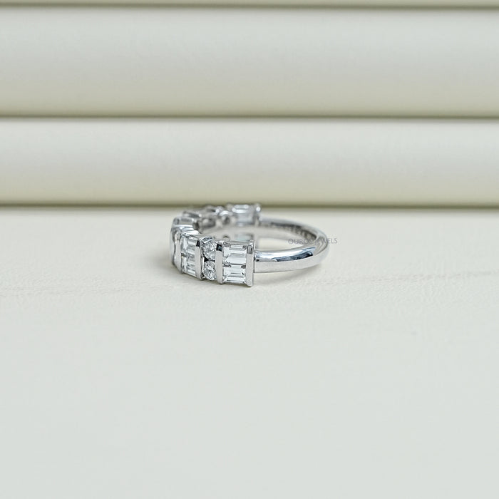 Bar Set Multi Diamond Wedding Band