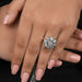 Round Diamond Halo Engagement Ring