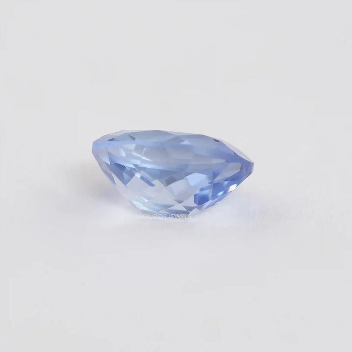 Colombian Light Blue Oval Gemstone