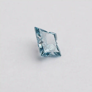 [Back View of Blue Butterfly Cut Lab Diamond]-[Ouros Jewels]