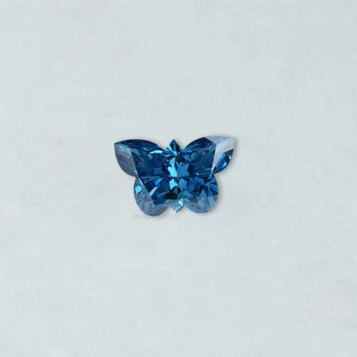 0.55 Carat Blue Butterfly Lab Created Diamond