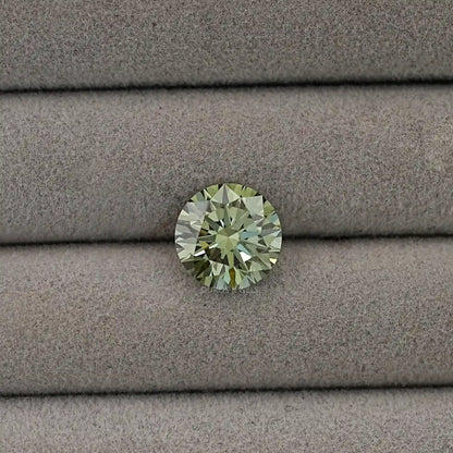 Fancy Vivid Green Round Lab Loose Diamond