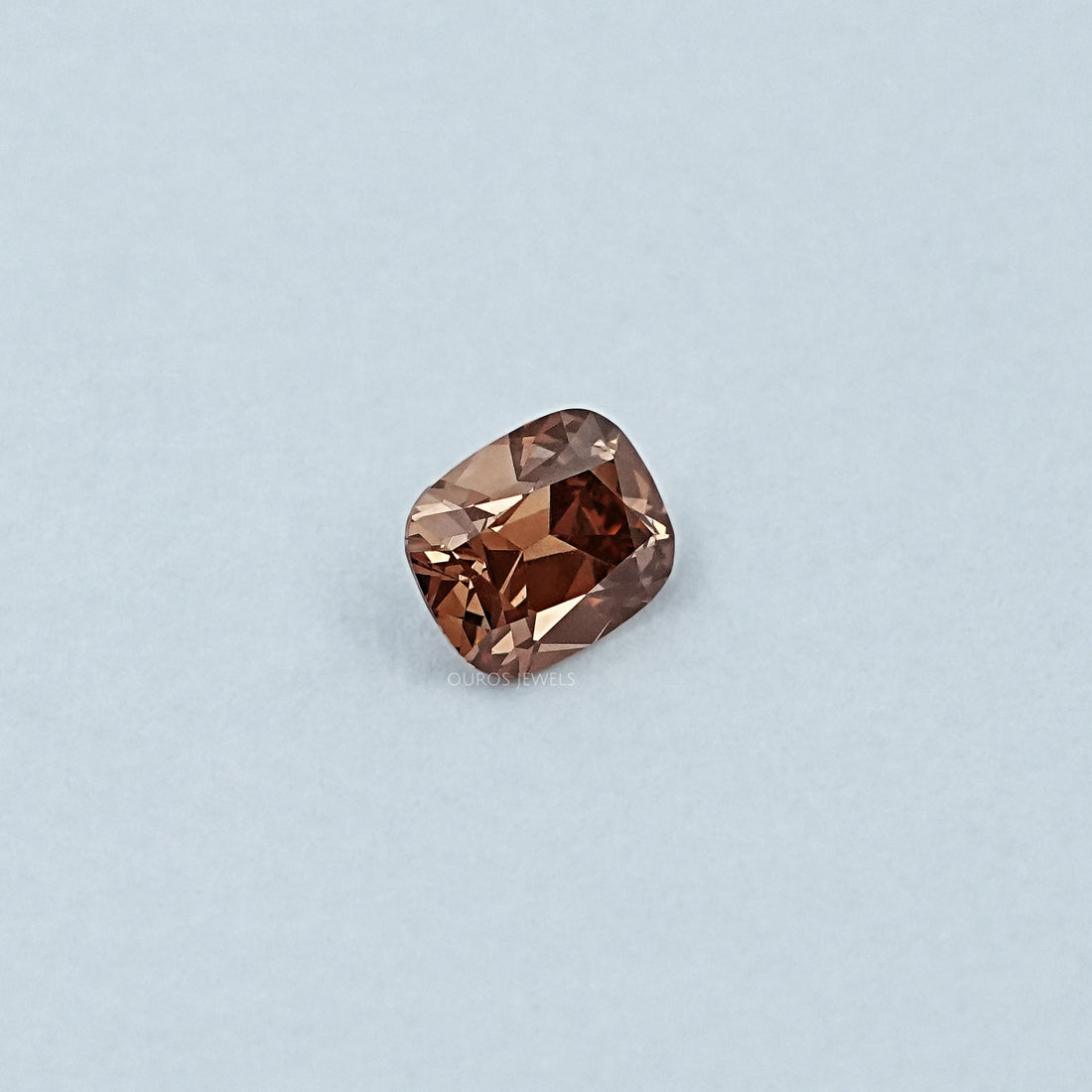 Brown Modified Cushion Lab Grown Diamond Loose