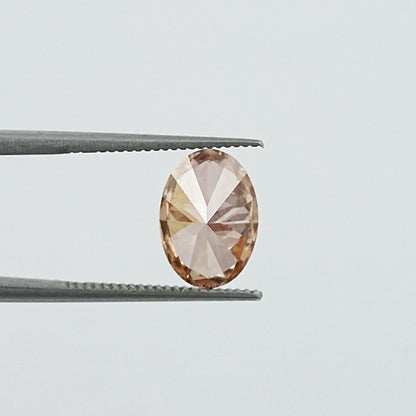 Brown Oval Cut Lab Loose Diamond Loose