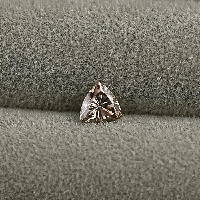 Champagne Trillion Cut Lab Grown Loose Diamond