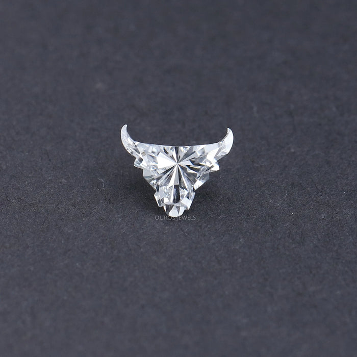 Loose Bull Face Cut Lab Created Diamond