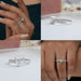 [Collage of Bull Cut Diamond Ring]-[Ouros Jewels]