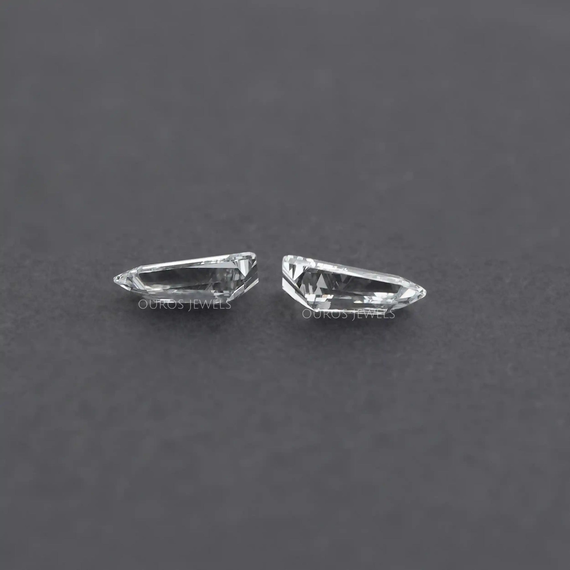Bullet Cut Lab Grown Diamond Loose Pair Loose